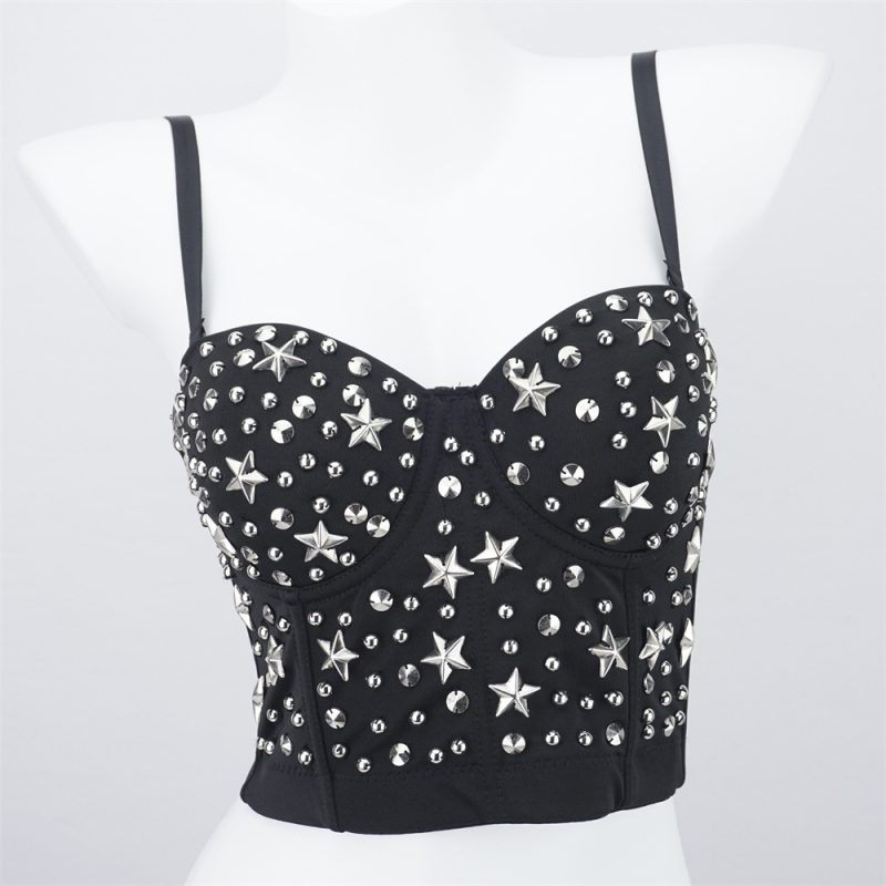 Quality Pearl Tank Tops Rhinestone Women Crop Top Club Clothes Streetwear Y2K Corset Woman Shaper Camis Fashion Feamale Clothing - Image 41