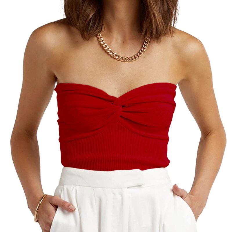 Fashion Women Clothing Sexy Knitted Tank Tops Casual Slimming Thin Sweater Harajuku T-Shirts Streetwear Top Tees Mujer Blusas - Image 21