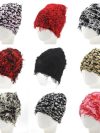 2024New Hip Hop Balaclava Distressed Knitted Caps Mask Women Outdoor Camouflage Fleece Fuzzy Ski Balaclava Beanies Women Men Hat