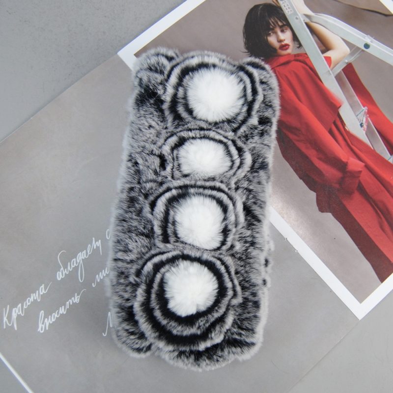 Fashion Lady Winter Natural Real Rex Rabbit Fur Hat Scarf High Quality Women Knit 100% Genuine Fur Hat Muffler Sets Girl Fur Cap - Image 29