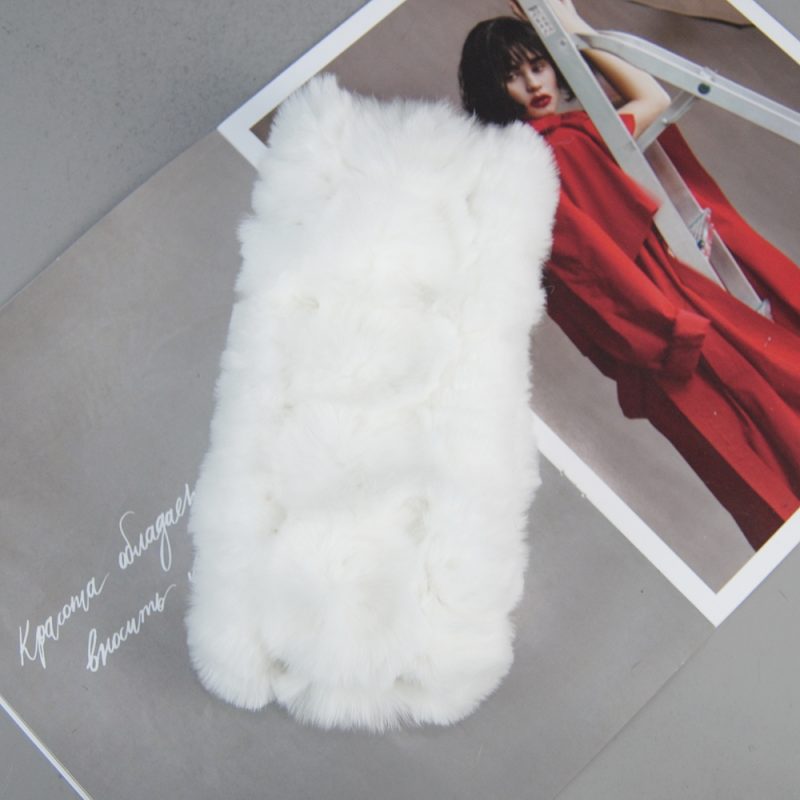 Fashion Lady Winter Natural Real Rex Rabbit Fur Hat Scarf High Quality Women Knit 100% Genuine Fur Hat Muffler Sets Girl Fur Cap - Image 31