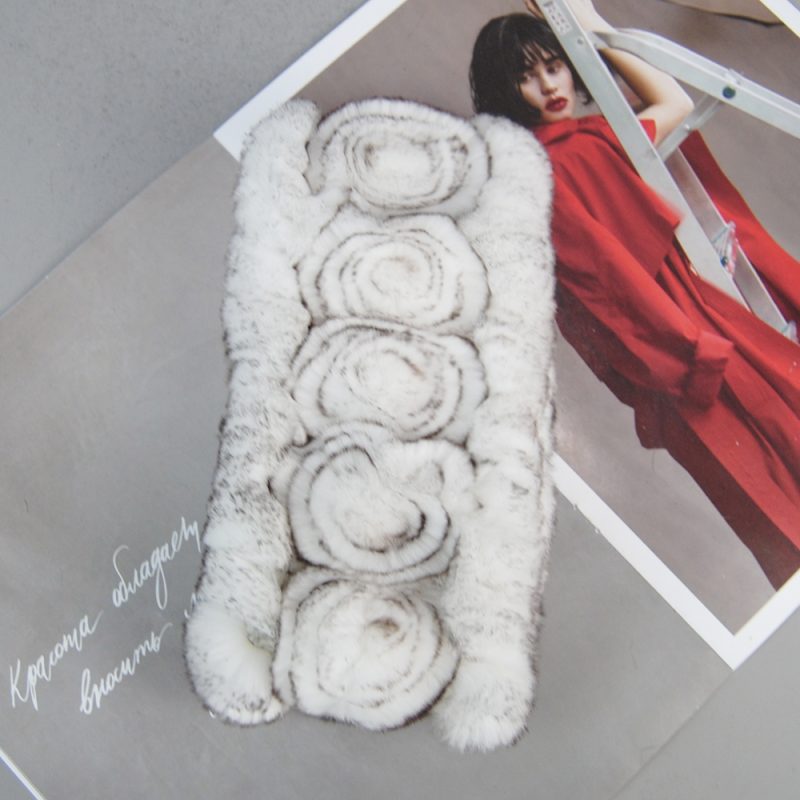 Fashion Lady Winter Natural Real Rex Rabbit Fur Hat Scarf High Quality Women Knit 100% Genuine Fur Hat Muffler Sets Girl Fur Cap - Image 32