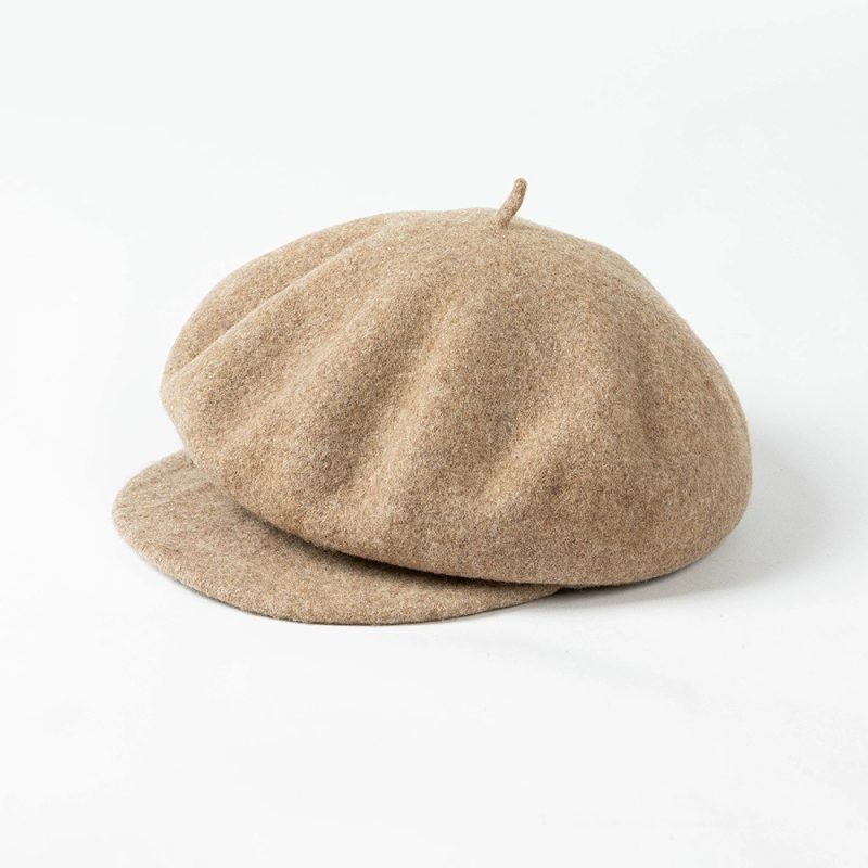 New Winter Britain Elegance 100% Wool Berets Women Fashion Pumpkin Fedoras Hat Ladies Leisure Painter Hat Female Festival Gift - Image 7