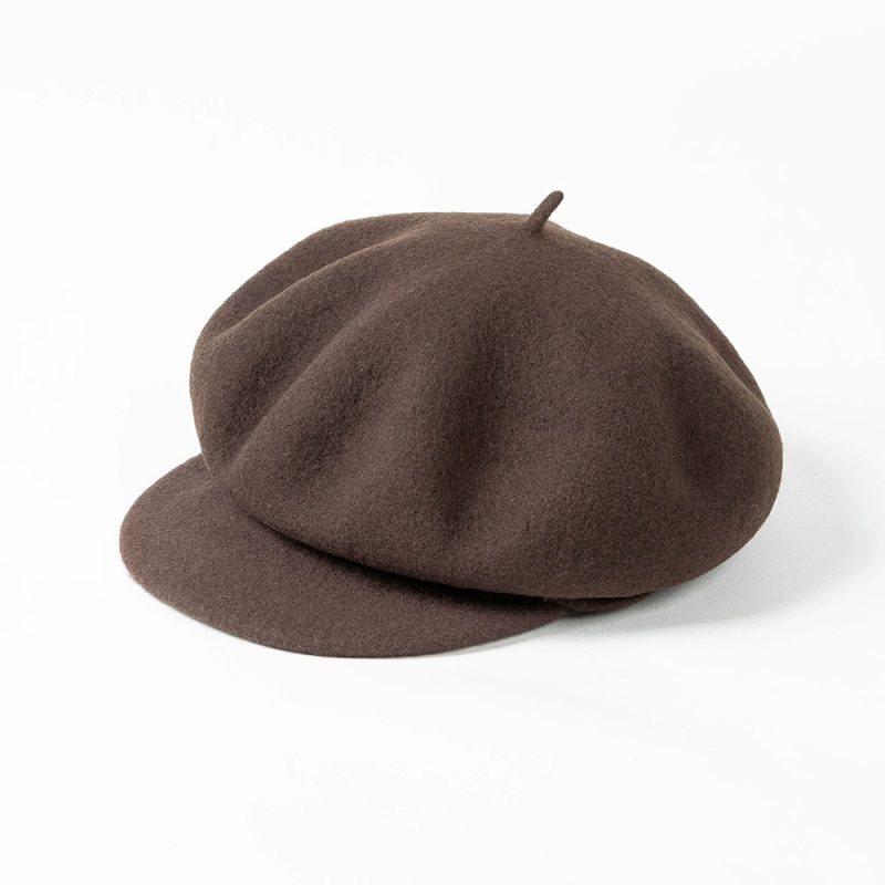 New Winter Britain Elegance 100% Wool Berets Women Fashion Pumpkin Fedoras Hat Ladies Leisure Painter Hat Female Festival Gift - Image 12