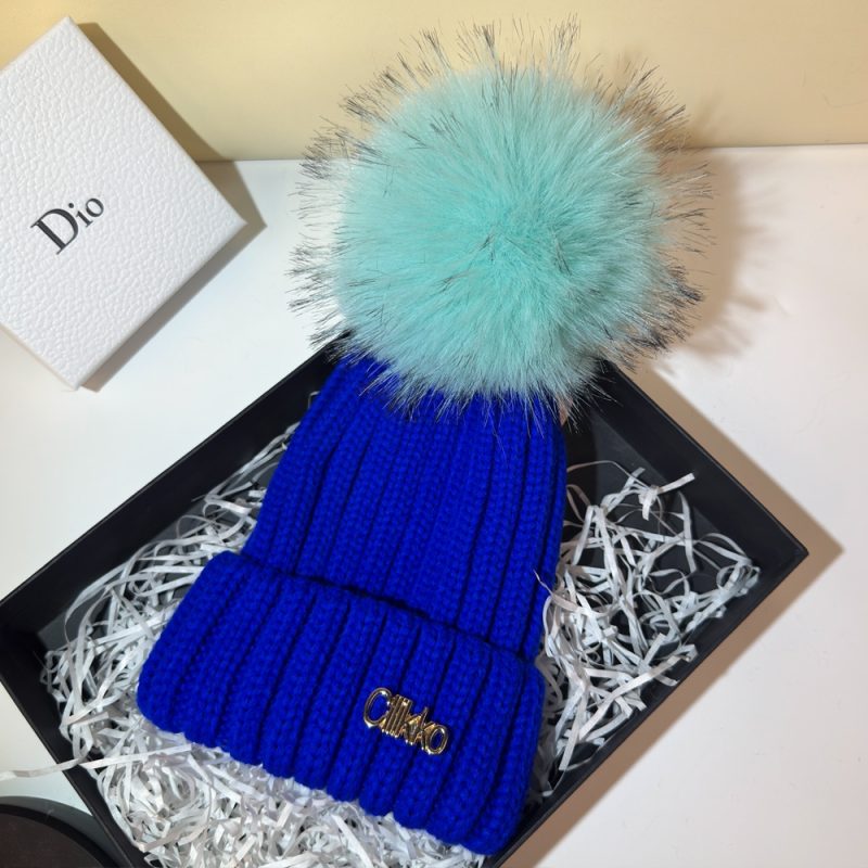 Winter Brand Female Fur Pom Poms hat Winter Hat For Women Girl 's Hat Knitted Beanies Cap Hat Thick Women Skullies Beanies - Image 21
