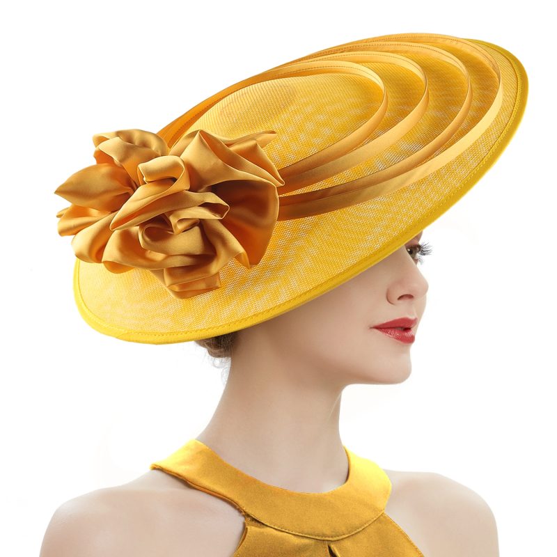 Christmas Sinamay Fascinator Perfect Wedding Hat Unique Derby Party Hat Fashion Church Hats Bride Headband Fascinators for Women - Image 21