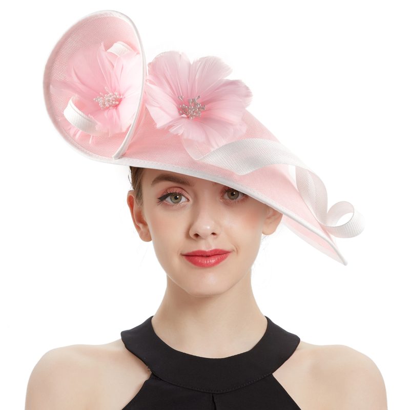 Christmas Sinamay Fascinator Perfect Wedding Hat Unique Derby Party Hat Fashion Church Hats Bride Headband Fascinators for Women - Image 25