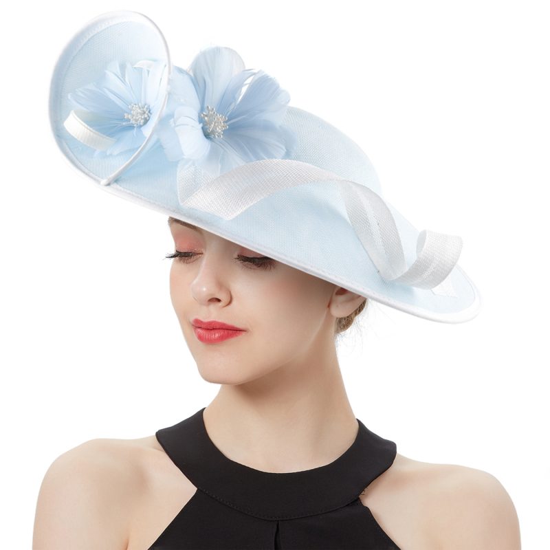 Christmas Sinamay Fascinator Perfect Wedding Hat Unique Derby Party Hat Fashion Church Hats Bride Headband Fascinators for Women - Image 26