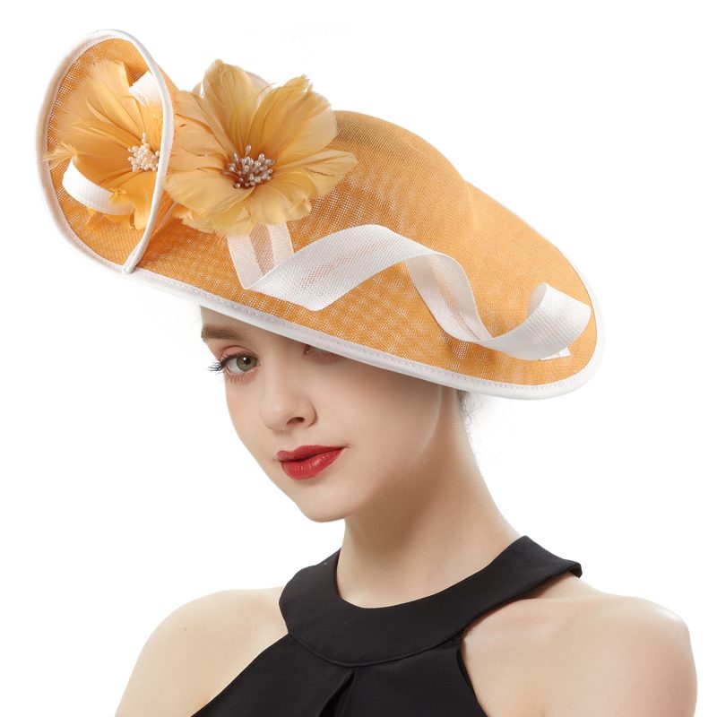 Christmas Sinamay Fascinator Perfect Wedding Hat Unique Derby Party Hat Fashion Church Hats Bride Headband Fascinators for Women - Image 28