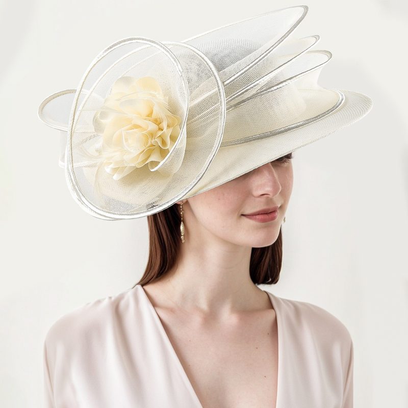 Christmas Sinamay Fascinator Perfect Wedding Hat Unique Derby Party Hat Fashion Church Hats Bride Headband Fascinators for Women - Image 29