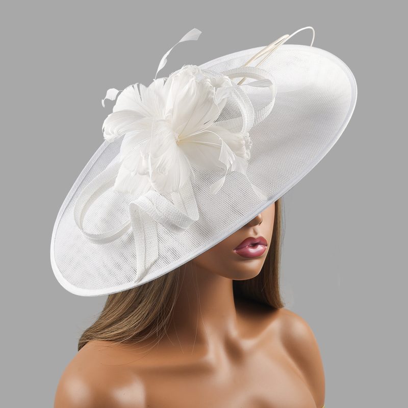 Christmas Sinamay Fascinator Perfect Wedding Hat Unique Derby Party Hat Fashion Church Hats Bride Headband Fascinators for Women - Image 31