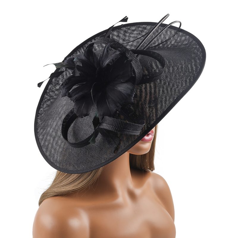 Christmas Sinamay Fascinator Perfect Wedding Hat Unique Derby Party Hat Fashion Church Hats Bride Headband Fascinators for Women - Image 32