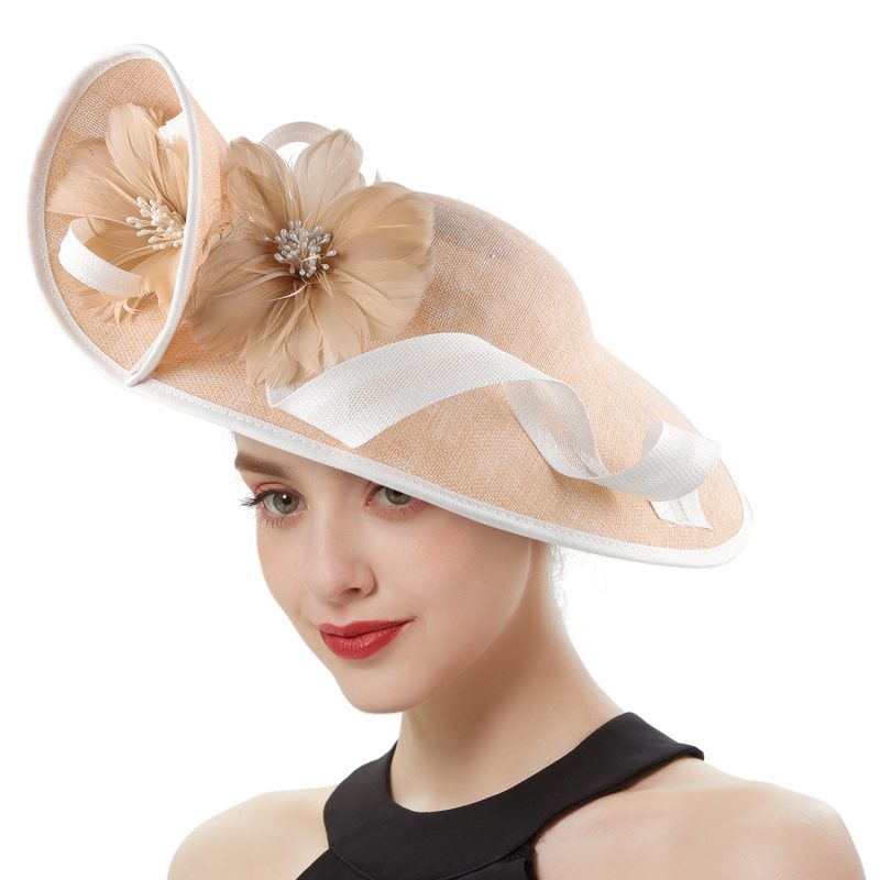 Christmas Sinamay Fascinator Perfect Wedding Hat Unique Derby Party Hat Fashion Church Hats Bride Headband Fascinators for Women - Image 33