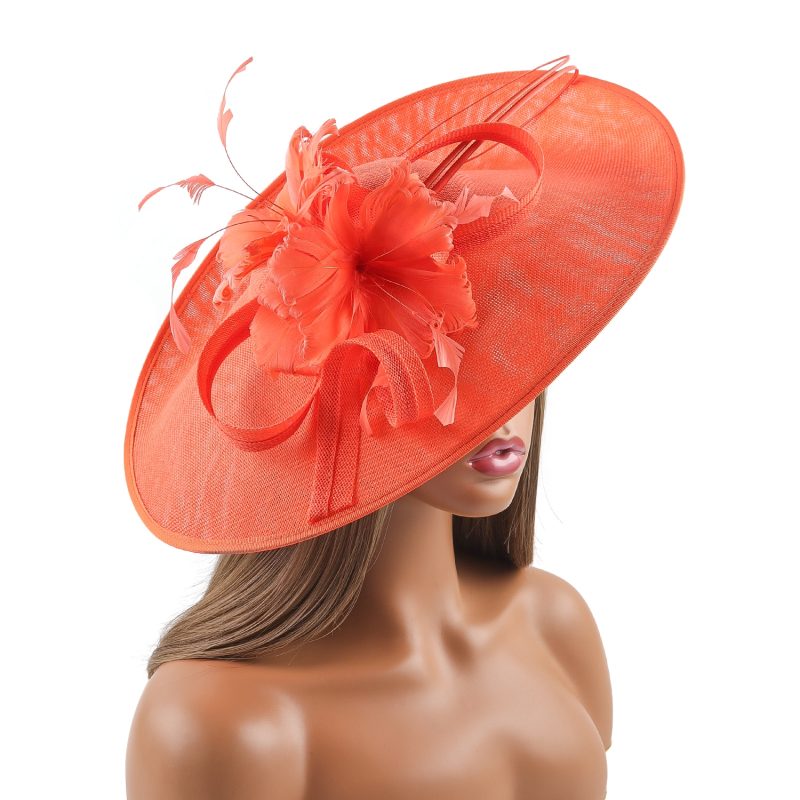Christmas Sinamay Fascinator Perfect Wedding Hat Unique Derby Party Hat Fashion Church Hats Bride Headband Fascinators for Women - Image 36