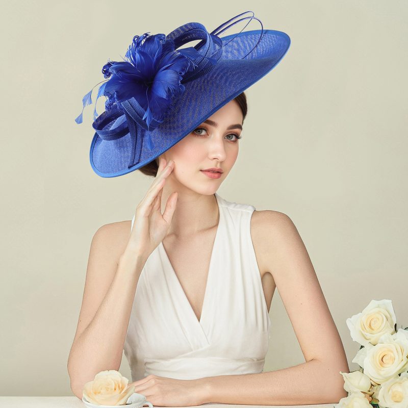 Christmas Sinamay Fascinator Perfect Wedding Hat Unique Derby Party Hat Fashion Church Hats Bride Headband Fascinators for Women - Image 39
