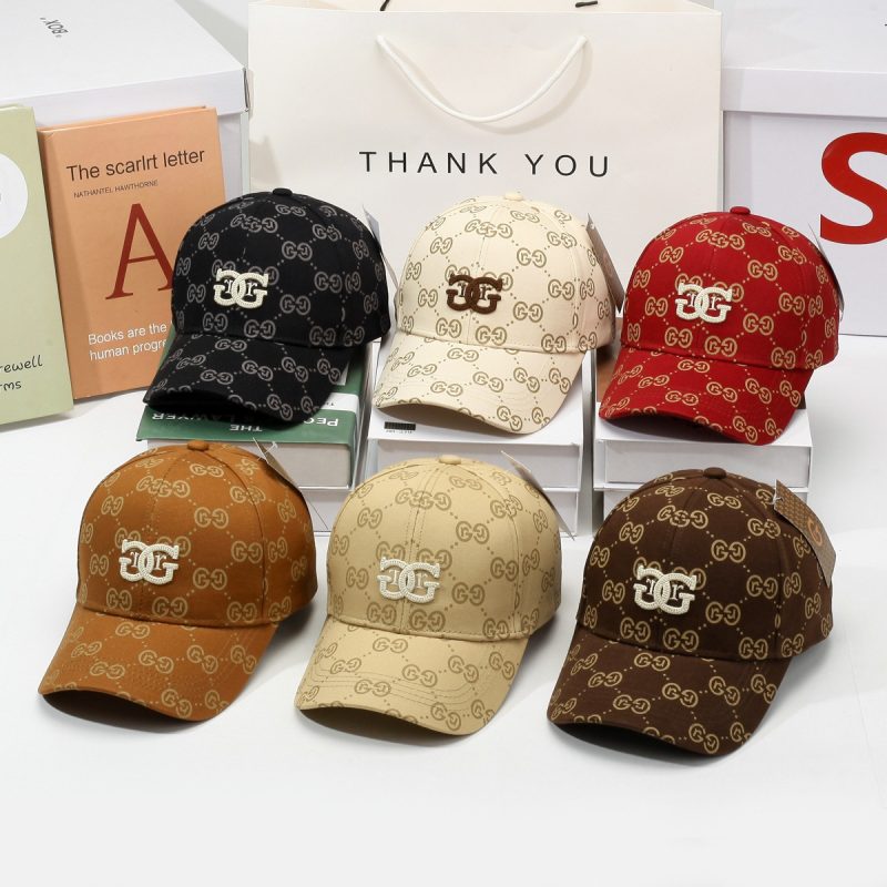 Korean version of baseball cap 2025 spring and summer new old flower hat women full of letters ins trendy cap men - Image 2