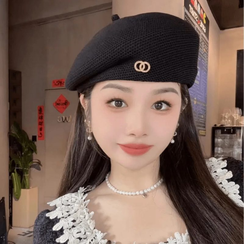 Korean Version Versatile And Stylish Beret Hat For Spring and Summer, Lightweight, Breathable And Fashionable Beret Hat - Image 2