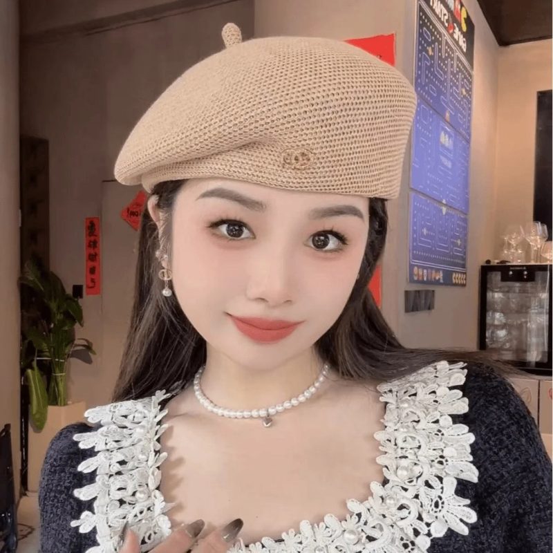 Korean Version Versatile And Stylish Beret Hat For Spring and Summer, Lightweight, Breathable And Fashionable Beret Hat - Image 4