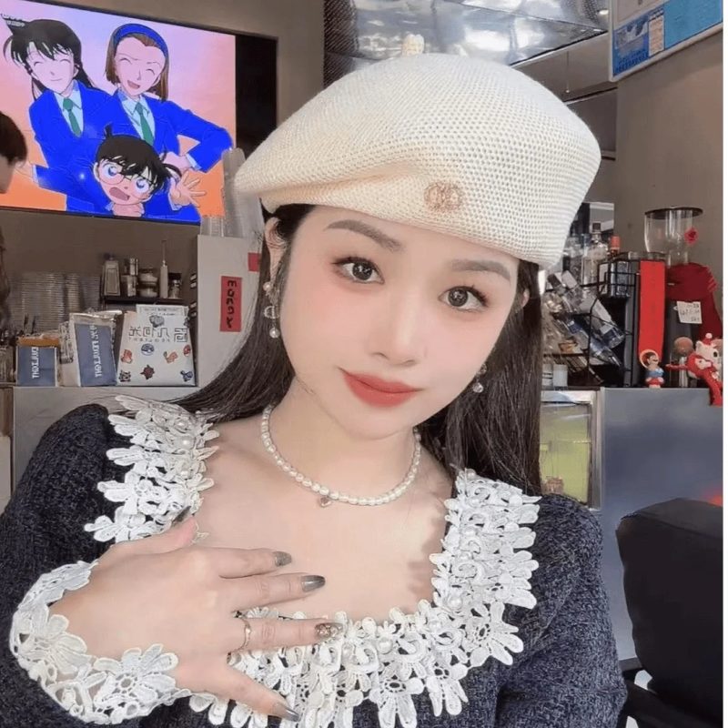 Korean Version Versatile And Stylish Beret Hat For Spring and Summer, Lightweight, Breathable And Fashionable Beret Hat - Image 5