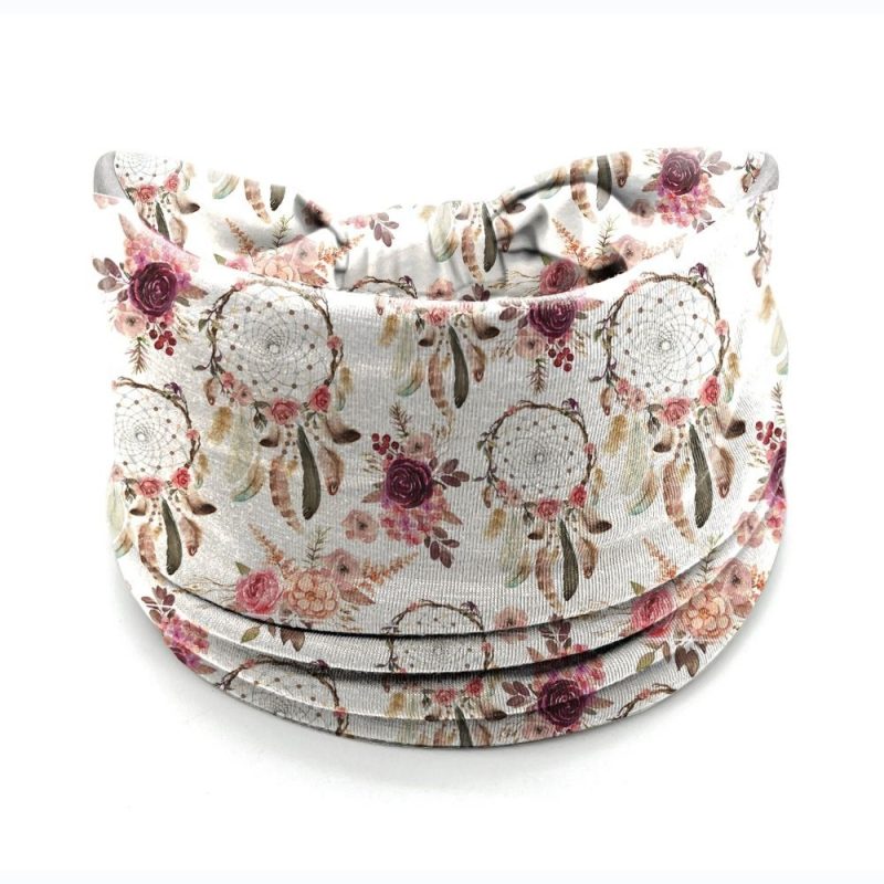 Bohemia Print Wide Headbands New Vintage Elastic Knot Turban Headwrap for Women Girls Soft Print Yoga Bandana Hair Accessories - Image 3