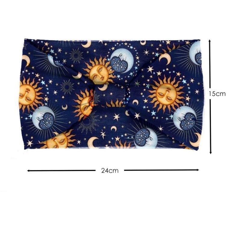Bohemia Print Wide Headbands New Vintage Elastic Knot Turban Headwrap for Women Girls Soft Print Yoga Bandana Hair Accessories - Image 6