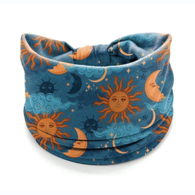 Bohemia Print Wide Headbands New Vintage Elastic Knot Turban Headwrap for Women Girls Soft Print Yoga Bandana Hair Accessories - Image 10