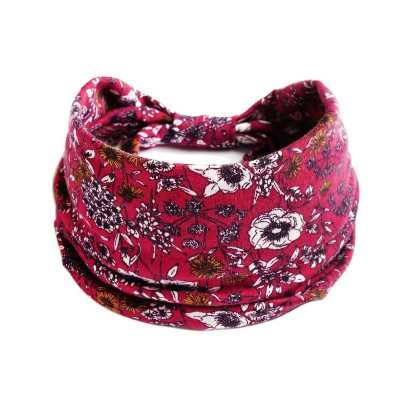 Bohemia Print Wide Headbands New Vintage Elastic Knot Turban Headwrap for Women Girls Soft Print Yoga Bandana Hair Accessories - Image 13