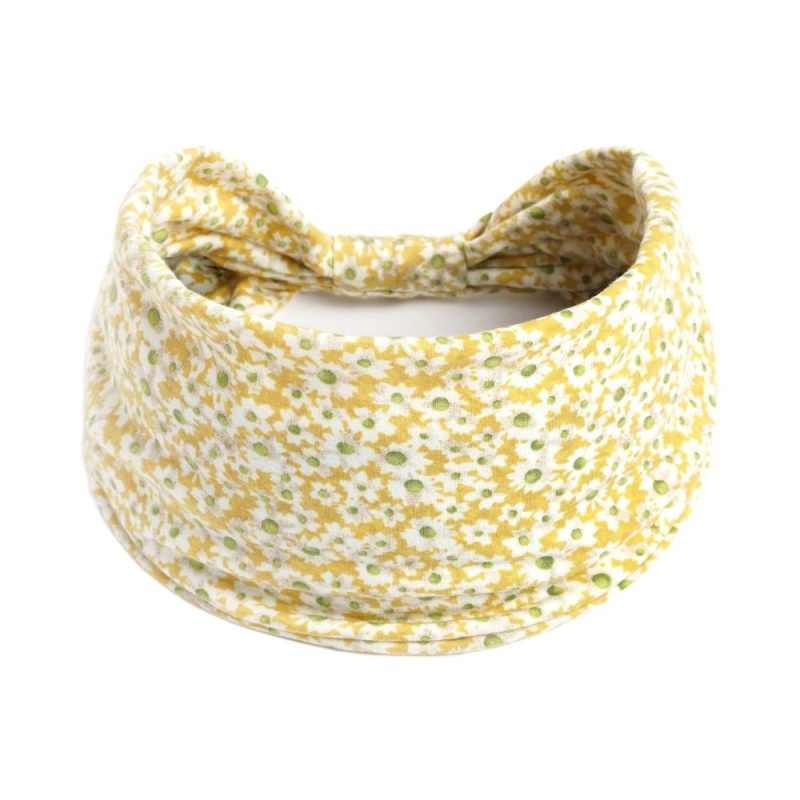 Bohemia Print Wide Headbands New Vintage Elastic Knot Turban Headwrap for Women Girls Soft Print Yoga Bandana Hair Accessories - Image 27