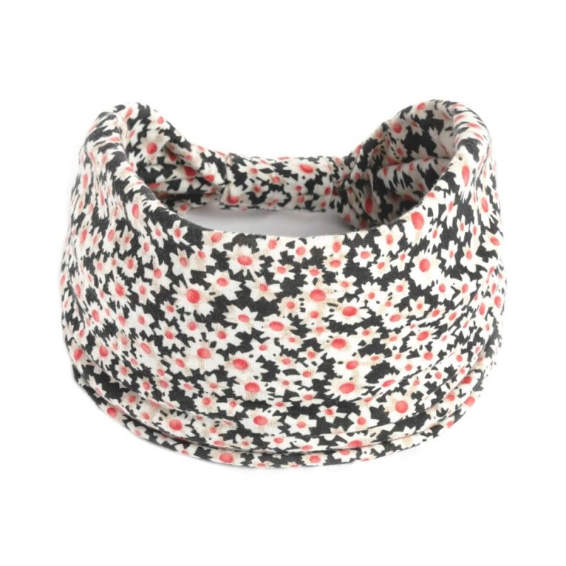 Bohemia Print Wide Headbands New Vintage Elastic Knot Turban Headwrap for Women Girls Soft Print Yoga Bandana Hair Accessories - Image 28
