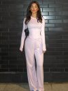 Women's Two-piece Wide Leg Pants Fashion Set Irregular Short Top Women's Clothing Yoga Exercise Set Спортивный Костюм Женский