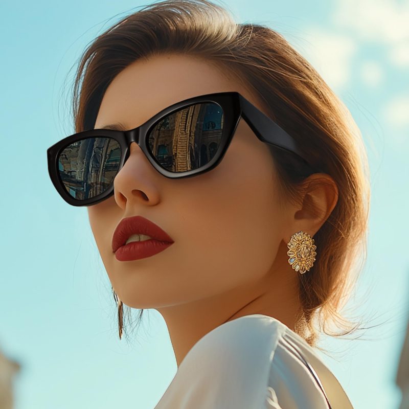 ZENOTTIC Square Acetate Polarized Sunglasses 2025 New Women Thick Frame UV400 Protection Sun Glasses for Ladies Shopping Gift - Image 2