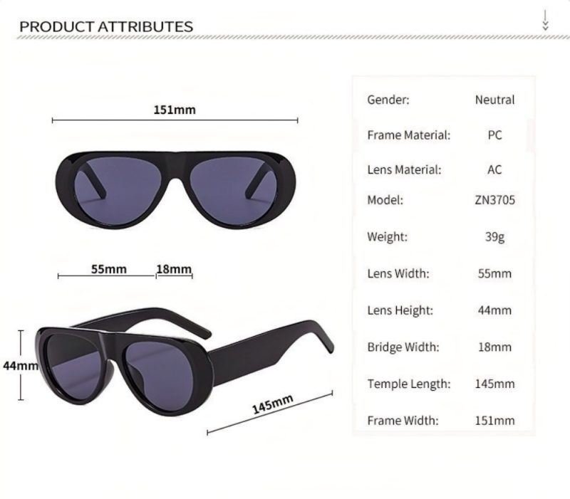 2025 New Retro Pilot Sunglasses For Women Men Fashion Round Wide Legs Brown Blue Sun Glasses Trending Shades UV400 Eyeglasses - Image 6