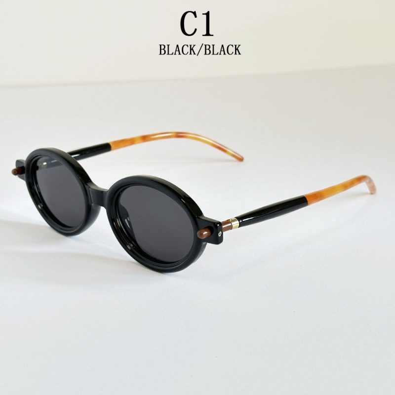 2025 Oval Sunglasses Women Small Sized Steampunk Sunglass Men Vintage Fashion Glasses Lunette Soleil Femme Gafas De Sol Hombre - Image 7