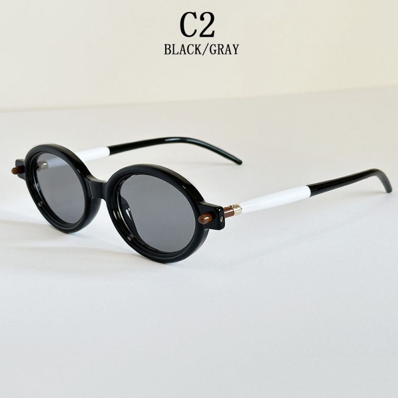 2025 Oval Sunglasses Women Small Sized Steampunk Sunglass Men Vintage Fashion Glasses Lunette Soleil Femme Gafas De Sol Hombre - Image 9