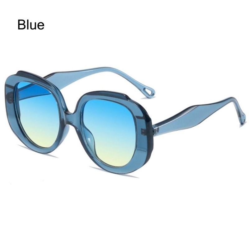 2023 New Vintage Women's Sunglasses Classic Oversized Round Frame Sun Glasses Hot Pink Shades Trendy Glasses - Image 7