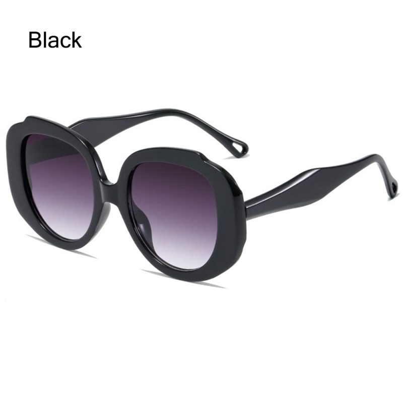 2023 New Vintage Women's Sunglasses Classic Oversized Round Frame Sun Glasses Hot Pink Shades Trendy Glasses - Image 8