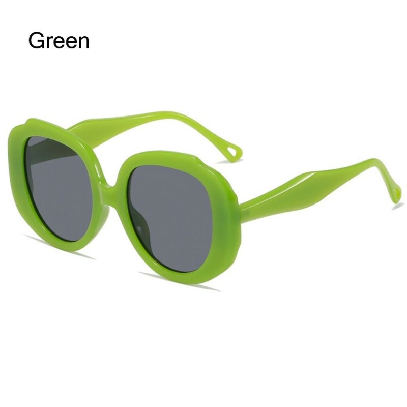 2023 New Vintage Women's Sunglasses Classic Oversized Round Frame Sun Glasses Hot Pink Shades Trendy Glasses - Image 9