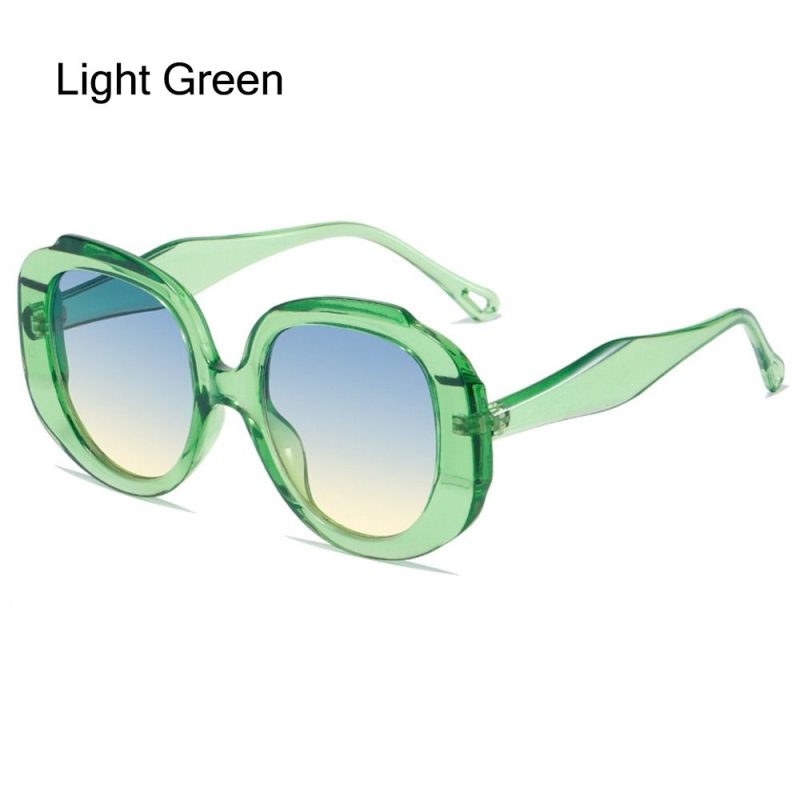 2023 New Vintage Women's Sunglasses Classic Oversized Round Frame Sun Glasses Hot Pink Shades Trendy Glasses - Image 10