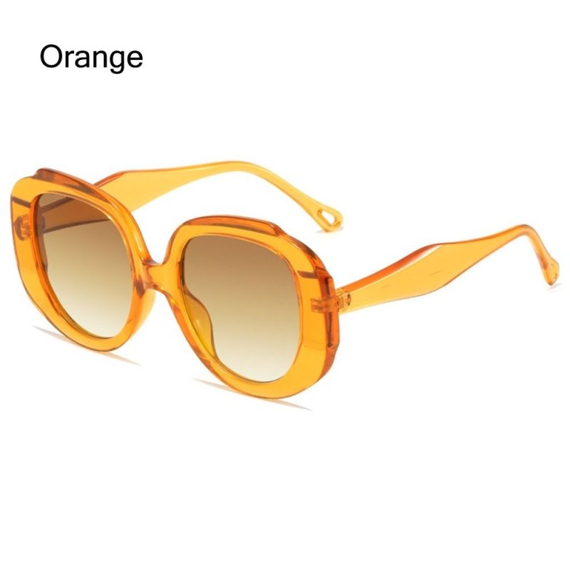 2023 New Vintage Women's Sunglasses Classic Oversized Round Frame Sun Glasses Hot Pink Shades Trendy Glasses - Image 11