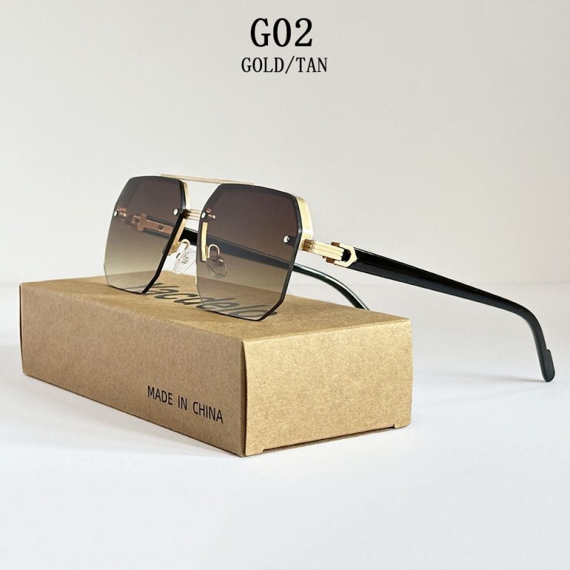 2025 Square Sunglass Men Vintage Luxury Sunglasses Women Retro Fashion Glasses Gafas De Sol Hombre Lunette Soleil Femme Okulary - Image 8