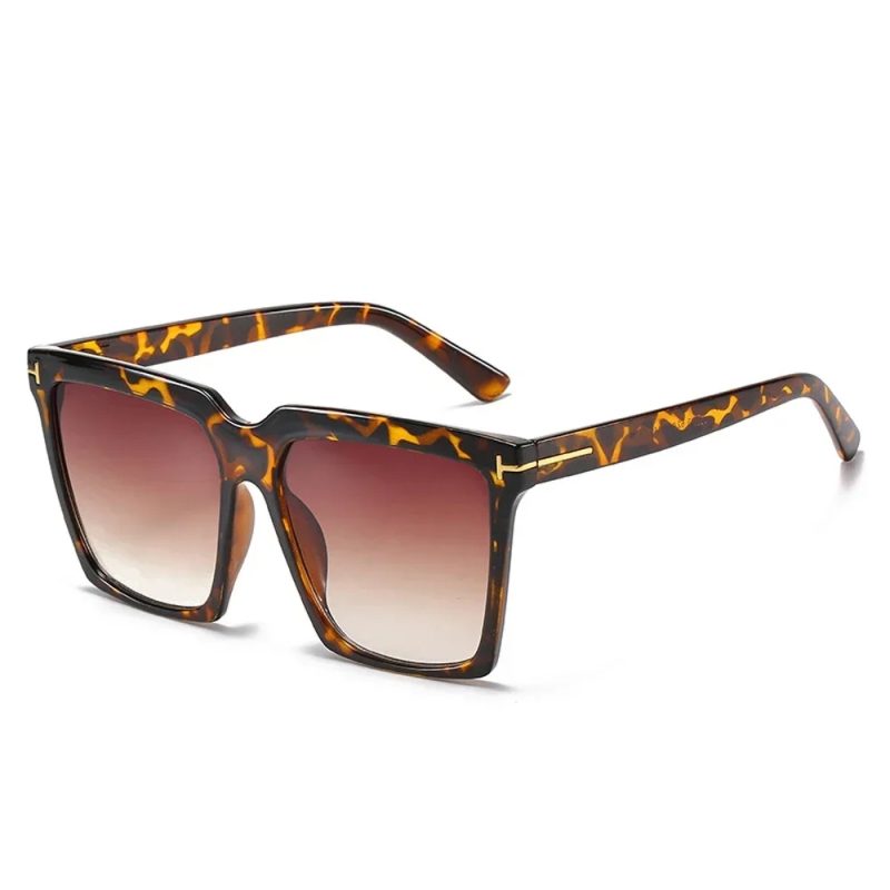 Square Sunglasses Women 2025 Vintage Brand Oversize T Women's Sun Glasses Black Gradient Female Glasses Men.s Oculos UV400 - Image 3