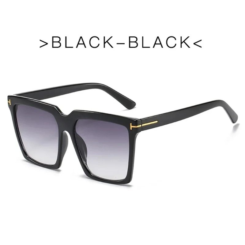 Square Sunglasses Women 2025 Vintage Brand Oversize T Women's Sun Glasses Black Gradient Female Glasses Men.s Oculos UV400 - Image 7