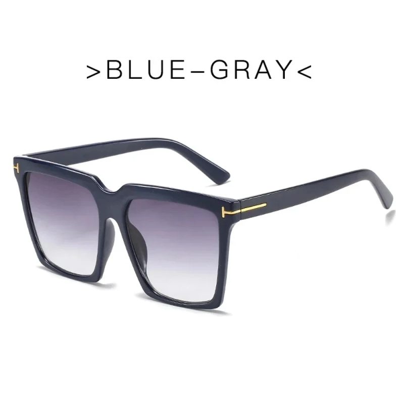 Square Sunglasses Women 2025 Vintage Brand Oversize T Women's Sun Glasses Black Gradient Female Glasses Men.s Oculos UV400 - Image 9