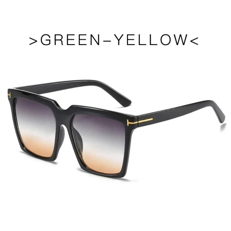 Square Sunglasses Women 2025 Vintage Brand Oversize T Women's Sun Glasses Black Gradient Female Glasses Men.s Oculos UV400 - Image 12