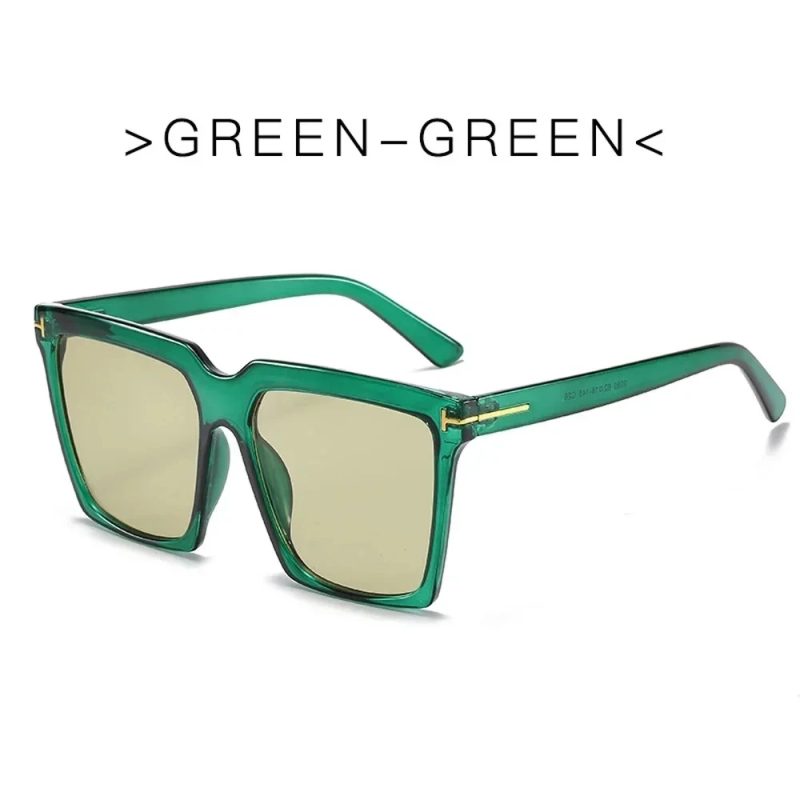 Square Sunglasses Women 2025 Vintage Brand Oversize T Women's Sun Glasses Black Gradient Female Glasses Men.s Oculos UV400 - Image 13
