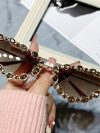 Fashion Vintage Diamond Cat Eye Sunglasses Women 2023 Luxury Brand Designer Crystal Sun Glasses Trend Sexy Ladies Metal Shades