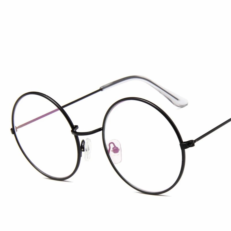 2023 Women's Alloy Mirror Sunglasses, Retro Designer Sunglasses, Pink Round Sunglasses for Women - Image 16