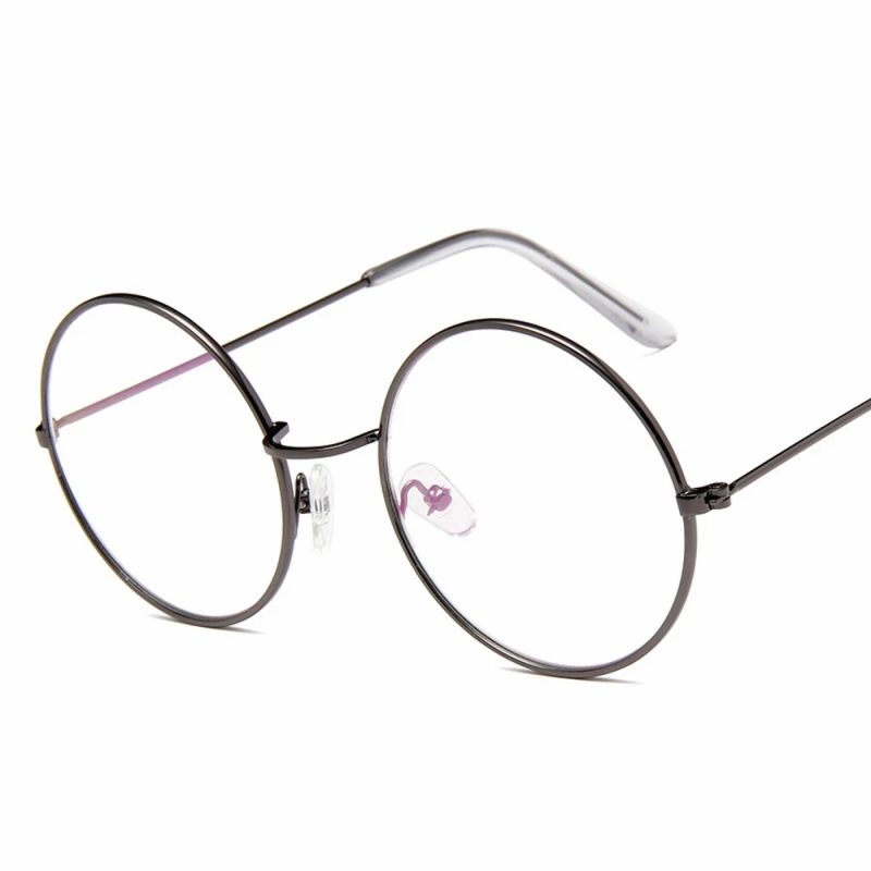 2023 Women's Alloy Mirror Sunglasses, Retro Designer Sunglasses, Pink Round Sunglasses for Women - Image 17