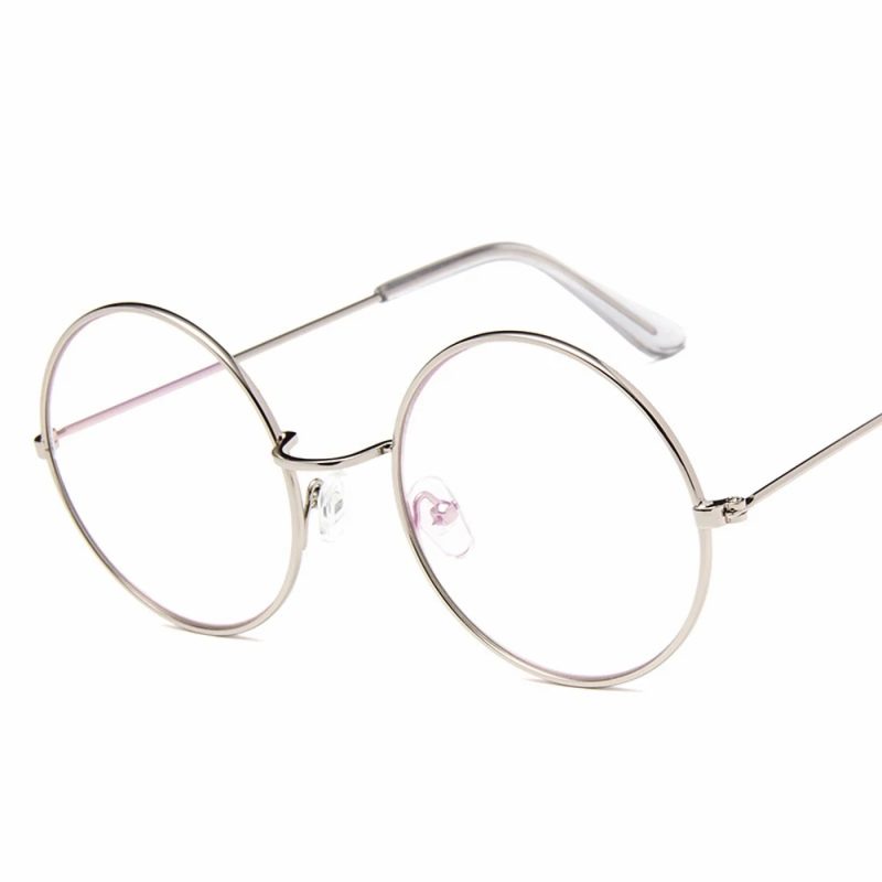 2023 Women's Alloy Mirror Sunglasses, Retro Designer Sunglasses, Pink Round Sunglasses for Women - Image 18