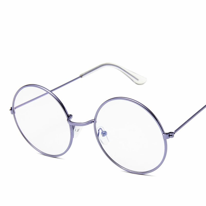 2023 Women's Alloy Mirror Sunglasses, Retro Designer Sunglasses, Pink Round Sunglasses for Women - Image 21